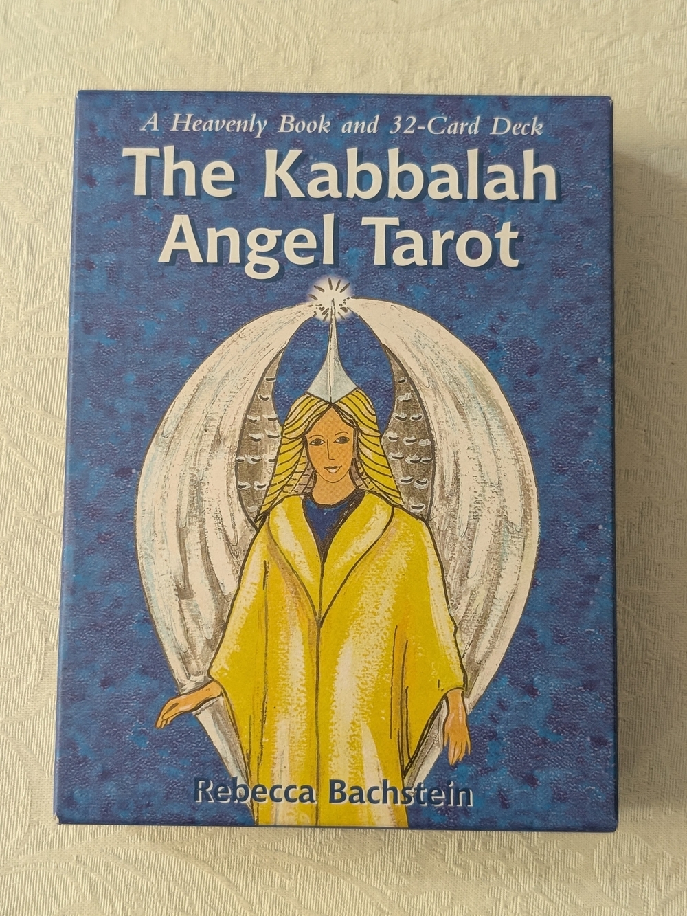 Rare - The Kabbalah Angel Tarot Book & 32-Card Deck Rebecca Bachstein
